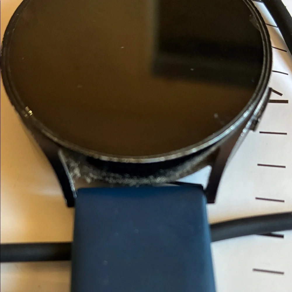 Samsung Galaxy 6 44mm Smartwatch Black/blue WiFi, Heart, unlock, Droid w charger